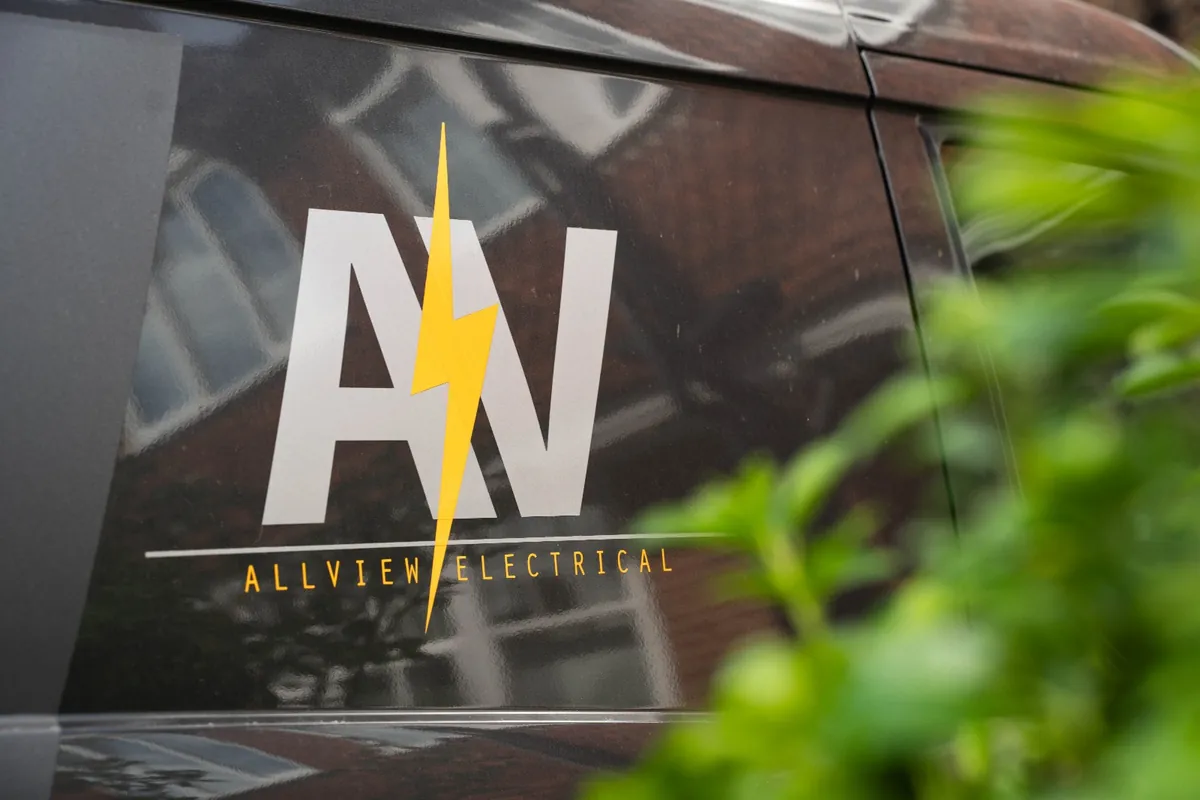 Allview Electrical van on the road in West Kent
