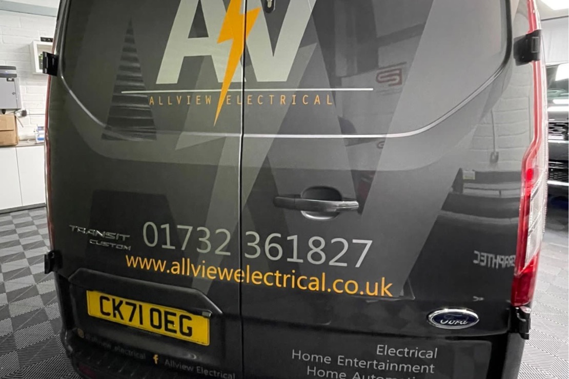 An Allview Electrical van ready for the day&rsquo;s jobs
